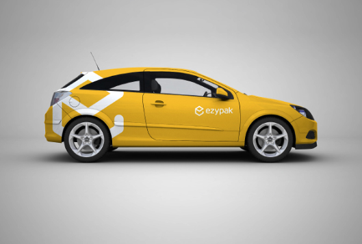 car Ezypak Branding Project, designed by Utopia