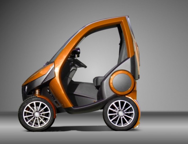 Casple Podadera Folding Electric City Car city car 1 650x499 Casple Podadera Folding Electric City Car