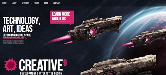 Inspiring Websites of Web Design Companies creative9 Inspiring Websites of Web Design Companies