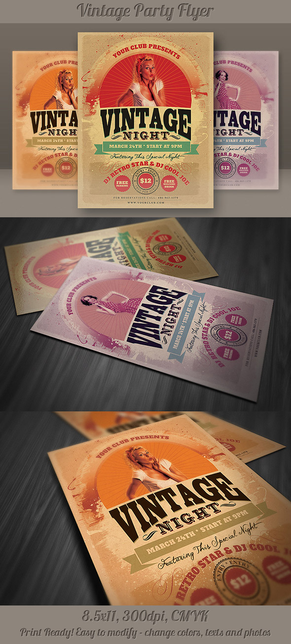 New and creative party flyer templates cruz2p4b New and creative party flyer templates
