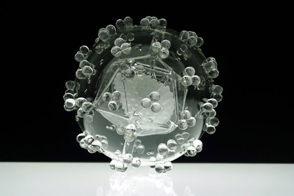 Glass Blown Renderings of Infectious Diseases disease series Luke Jerram 1 Glass Blown Renderings of Infectious Diseases