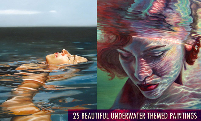 25 Beautiful Underwater themed Oil Paintings for your inspiration e135 25 Beautiful Underwater themed Oil Paintings for your inspiration
