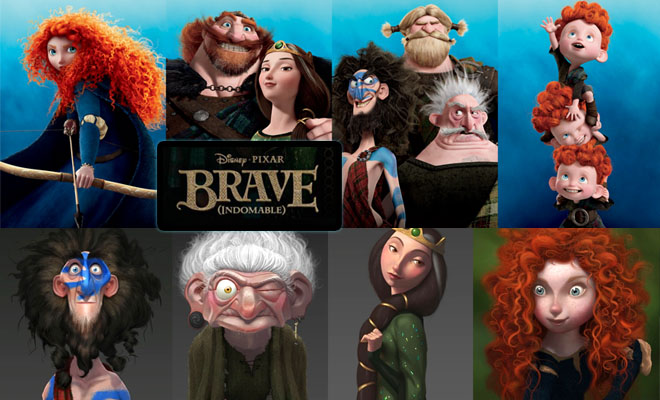 f50 25 Beautiful Character Designs from Oscar Winning Animation Movie Brave