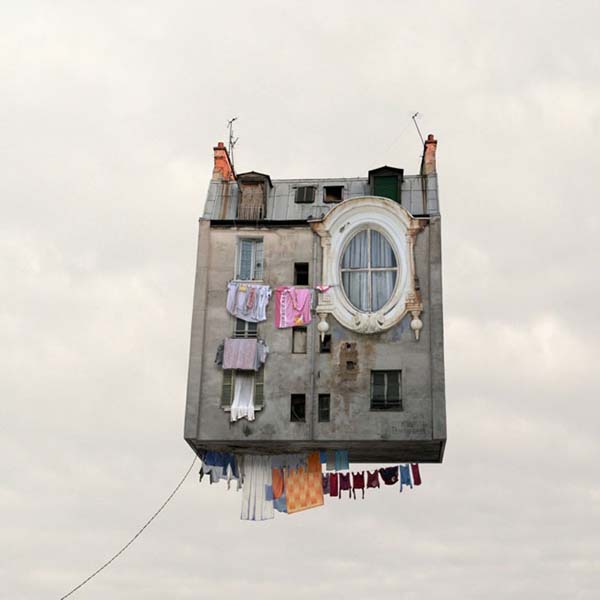 floating house chehere laurent 01 Flying Houses by Laurent Chehere
