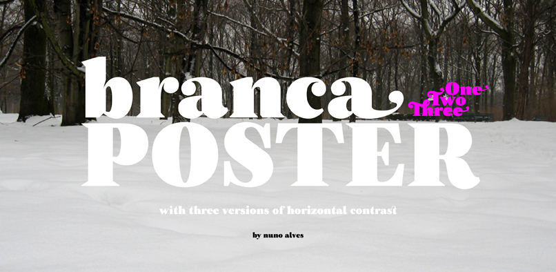BRANCA POSTER FONT hft000 brancaposter.pr1 BRANCA POSTER FONT