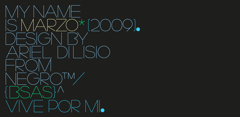 Marzo Font hft077 marzo pr0 Marzo Font