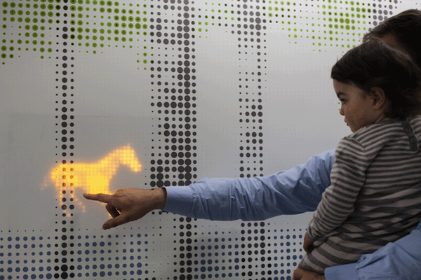 horse nature trail1 New Interactive LED Installation Calms Children At Hospital