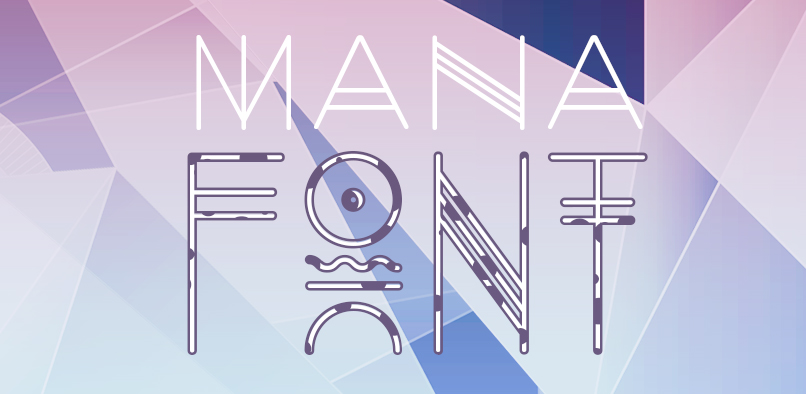 Maná UT Experimental Typeface htf000 mana pr1 Maná UT Experimental Typeface