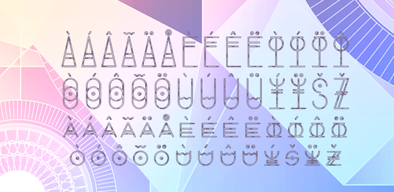 Maná UT Experimental Typeface htf000 mana pr10 Maná UT Experimental Typeface