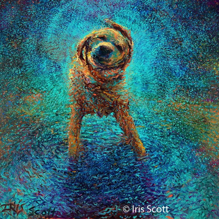  Brilliant Finger Paintings Filled with Textured Movement