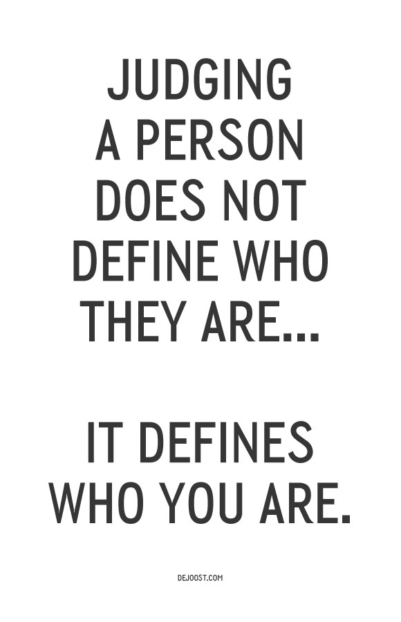 judging Quote of the day