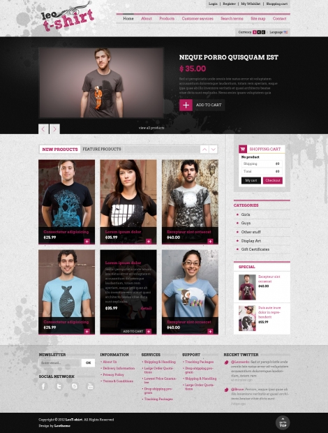 Leo TShirt – Free Responsive Prestashop Theme leo tshirt prestashop theme Leo TShirt – Free Responsive Prestashop Theme