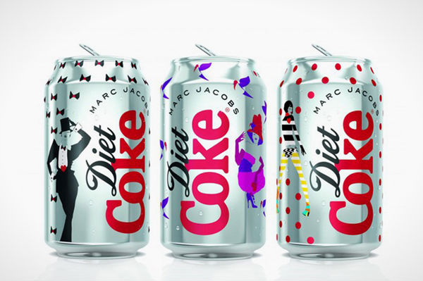 Diet Coke Unveils New Cans Designed by Marc Jacobs Diet Coke Unveils New Cans Designed by Marc Jacobs