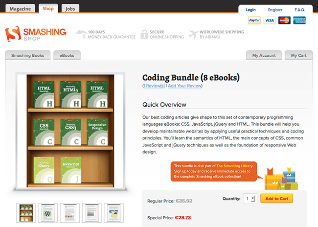 Smashing Bundle: The Essential Coding for Web Design only $24! md1 Smashing Bundle: The Essential Coding for Web Design only $24!