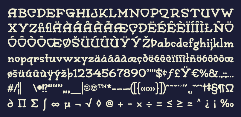 Monograph Font mono02 Monograph Font