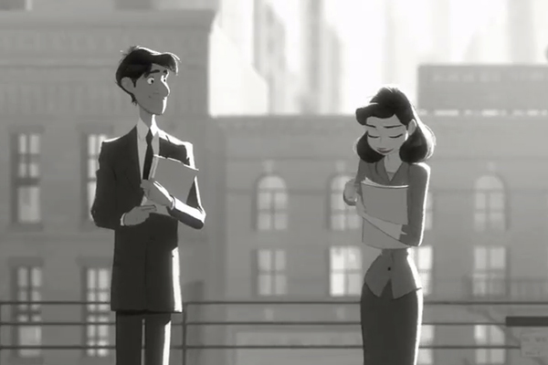 paperman animation 1 Oscar Nominated Short “Paperman”