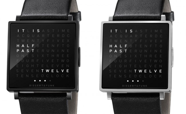 The QLOCKTWO W Watch by Biegert & Funk tells the time in words qlocktwo w 2 650x400 The QLOCKTWO W Watch by Biegert & Funk tells the time in words