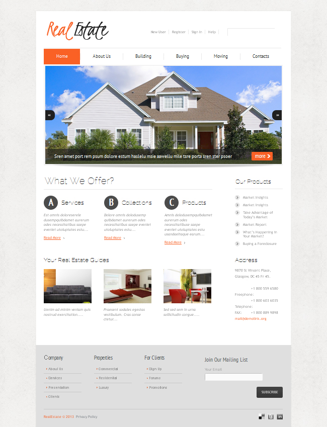 WordPress Themes for Real Estate Websites real estate company WordPress Themes for Real Estate Websites
