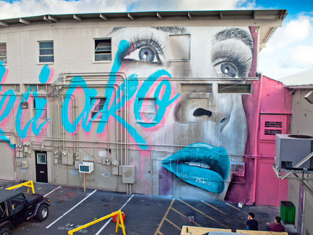 RONE x Wonderlust x Meggs + Phibs New Murals @ Pow Wow // Honolulu rone wonderlust meggs powwow 01 RONE x Wonderlust x Meggs + Phibs New Murals @ Pow Wow // Honolulu