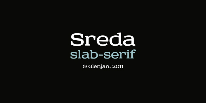  SREDA FREE FONT