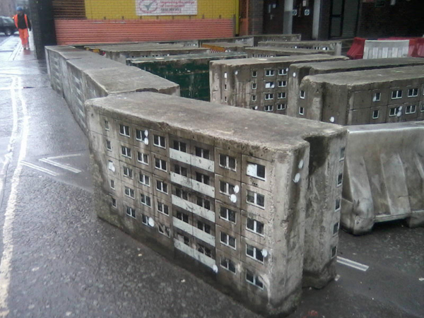 street art buildings evol 3 Street Artist Paints Miniature Apartment Buildings Around the City
