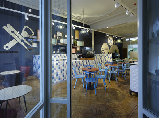 Original amalgamation of laundrette, bar, hairdressers, and all round hip hangout Original amalgamation of laundrette, bar, hairdressers, and all round hip hangout