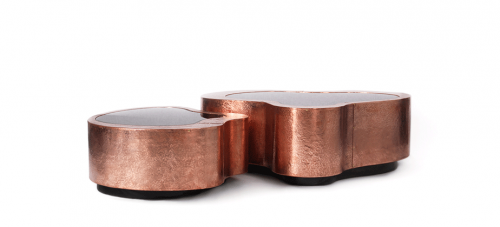 wave center table hammered cooper furniture 02 e1361962796789 Design Agenda – Copper & Design Trend Selection