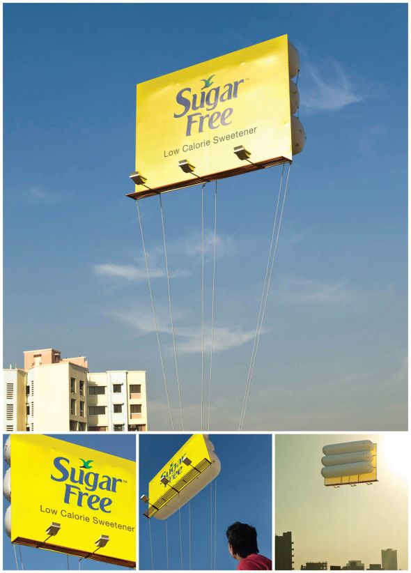 zydus floating billbopard Creative Outdoor Advertisements