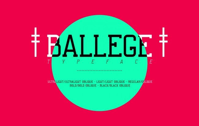 HOT SALE! BALLEGE Typeface 000 650x410 HOT SALE! BALLEGE Typeface