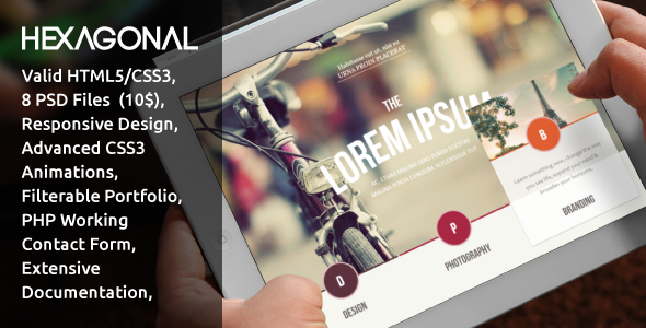 01 Preview1 Hexagonal – Clean Multipurpose Responsive Website Template @AVAThemes