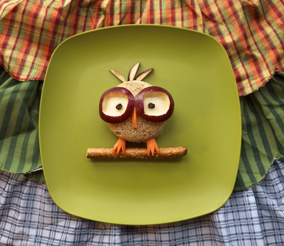Hooting kids lunch: nerdy little owl by Kellie Strickland 1111 Hooting kids lunch: nerdy little owl by Kellie Strickland
