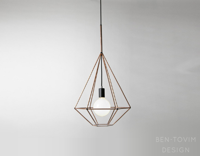 2o Rough Diamond pendant lamp by Jonathan Ben Tovim