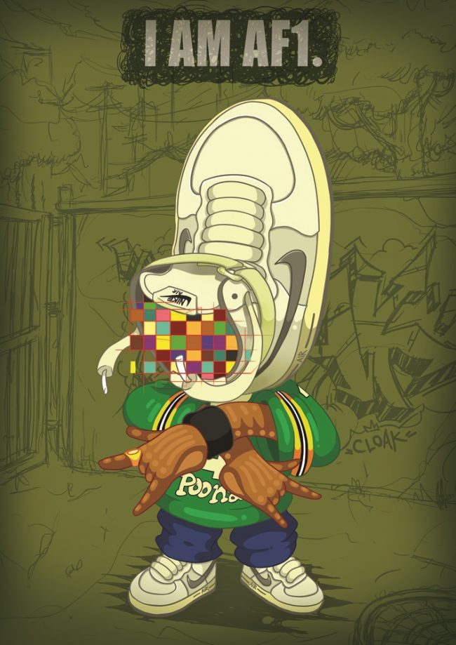 The First Generation ( NIKE ) Illustration AF1 lowres123 650x919 The First Generation ( NIKE ) Illustration