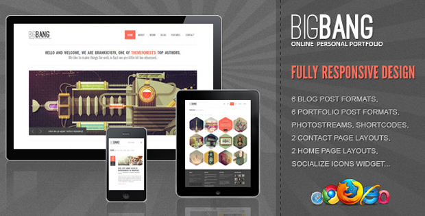 Bigbang WP Theme: Fully Responsive Design Bigbang 1 Bigbang WP Theme: Fully Responsive Design