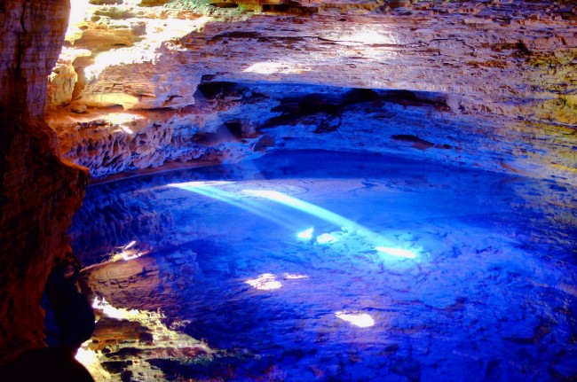 Bluest Hidden Cave Lake Youll Ever See Bluest Hidden Cave Lake Youll Ever See 2 650x431 Bluest Hidden Cave Lake Youll Ever See