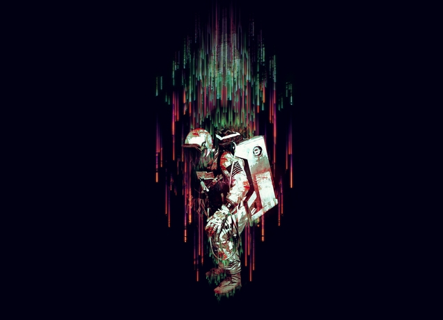 Custom T shirt design FALLING FROM THE SPACEDesign by Sebastian Andaur Falling from the space, design by Sebastian Andaur