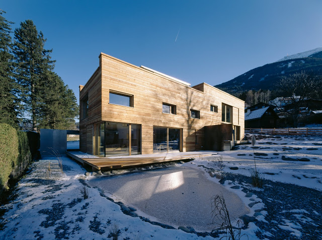 Doppelhaus in Sistrans Architektur und Design Wohn DesignTrend 01 Duplex House in Austria