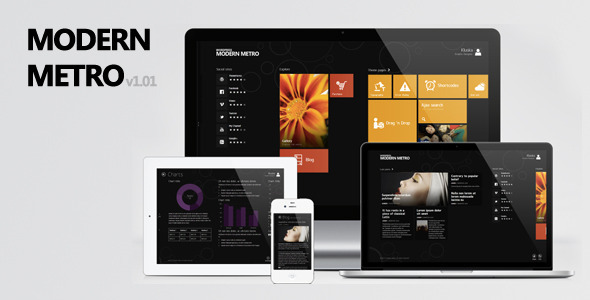 Modern Metro Responsive Wordpress Theme Metro Style wordpress Themes