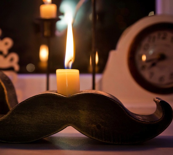 Mustache Candle Holder Mustache Candle Holder