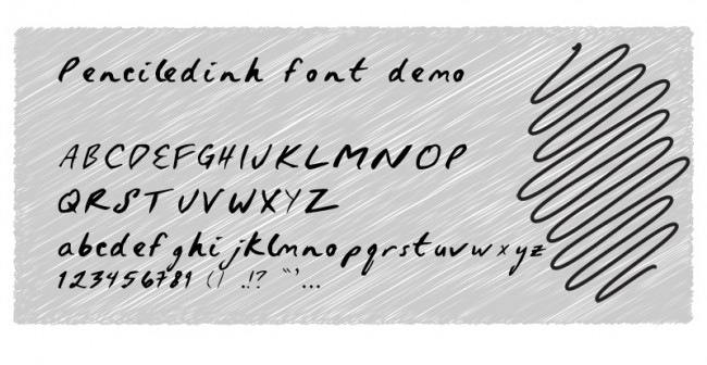 Free Handwritten Fonts Penciledinh font demo by Ke e1363864968573 Free Handwritten Fonts
