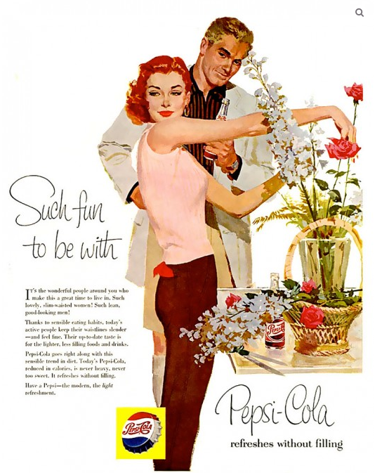 Pepsi Cola Ads, 1950s Pepsi Cola Ads 1950s 2 Pepsi Cola Ads, 1950s