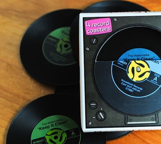 Record Coaster Set Record Coaster Set Record Coaster Set