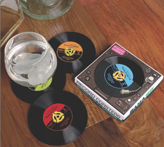 Record Coaster Set Record Coaster Set Record Coaster Set