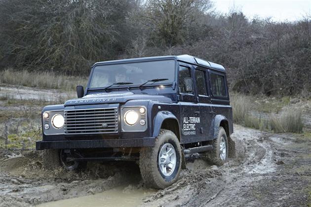 Rover Electric Powered Version of the Land Rover Defender