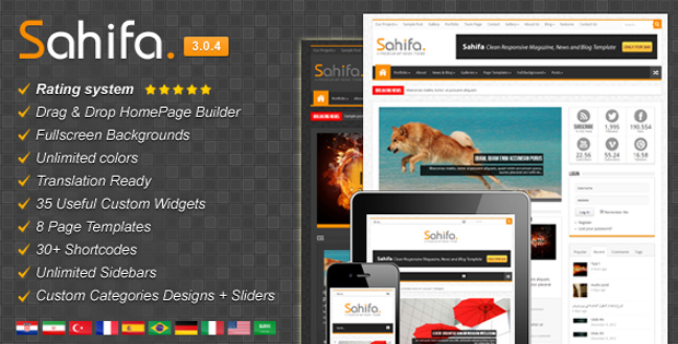 Sahifa wp theme Sahifa WordPress Theme