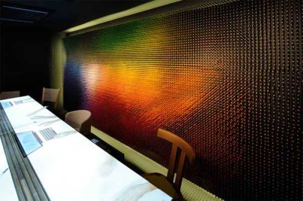Stunning Wall Composed of 12,000 Colored Pencils by blackLAB Architects StunningWallComposedof12000ColoredPencilsbyblackLABArchitects5 Stunning Wall Composed of 12,000 Colored Pencils by blackLAB Architects