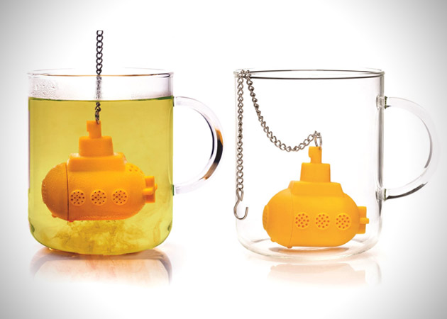 Tea Infuser Shaped Like Little Yellow Submarine Sub Tea Infuser Shaped Like Little Yellow Submarine