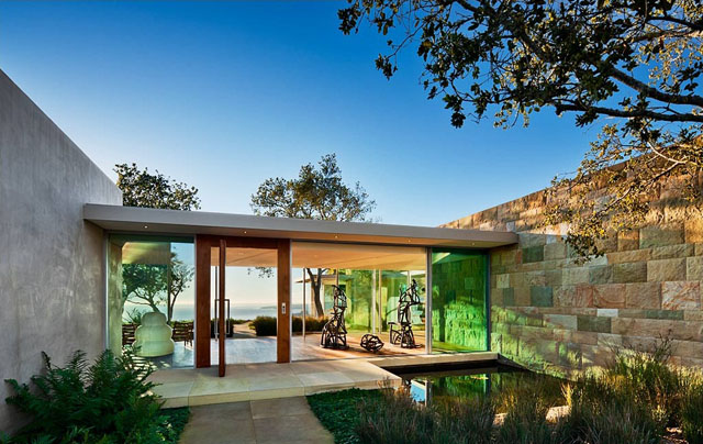 Wohntrends Stahlhaus in Montecito von Barton Myers Associates Architektur und Design Wohn DesignTrend 08 Montecito Residence by Barton Myers Associates