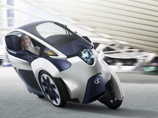 Toyota Unveils Electric Personal 3 Wheeled Car Yo Toyota Unveils Electric Personal 3 Wheeled Car