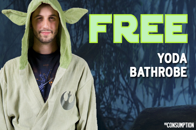 Free Chewbacca Yoda Bathrobe Giveaway Yoda Free Chewbacca Yoda Bathrobe Giveaway